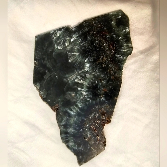 52g, 12 cm x 7 cm, slab of Seraphinite, Mined in Russia, Angel Stone - Picture 3 of 6